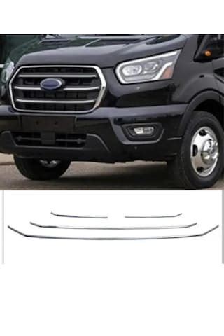 Ford Transit Krom Ön Panjur 4 Parça 2019 Ve Üzeri Paslanmaz Çe...