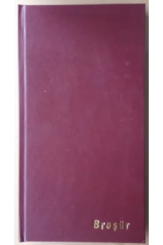 Ticari Broşür Defter 336 Yp 16x31 Cm Sert Kapak 70 gr Kağıt Bord
