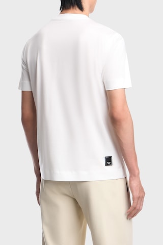 Emporio Armani Logolu Regular Fit Bisiklet Yaka T Shirt Erkek T Shirt Em006318 Af10017 U0003 Beyaz