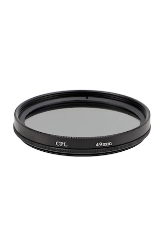 49mm Cpl Polarize Filtre Dairesel Polarizasyon, Yansıma Azaltıcı, Metal Çerçeve