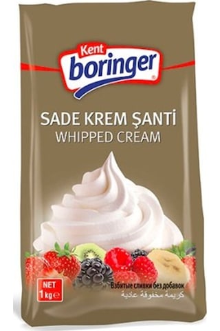 Kent Boringer Krem Şanti Sade 1 KG Kent Boringer Krem Şanti Sade 1 KG