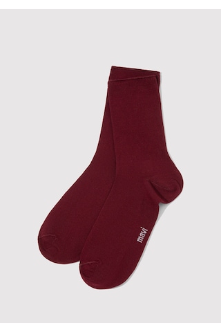 Mavi - Bordo Soket Çorap 1913545-30840 Bordo