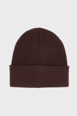 Guess Knitted Logolu Bere Aw5631vıs01 Kadın Bere Aw5631 Vıs01 Btc Koyu Kahve
