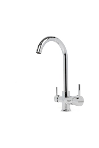 Ema Arıtma Çıkışlı Mutfak Kuğu Borulu 3 Yollu Mutfak Batarya