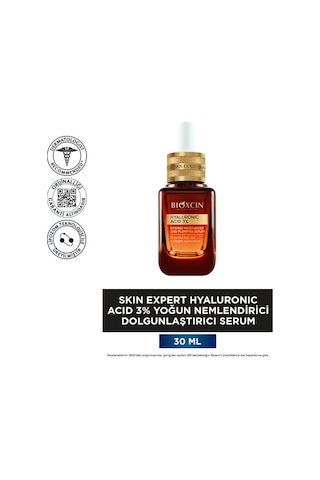 Bioxcin Hyaluronic Acid %3 Yoğun Nemlendirici Dolgunlaştırıcı Serum 30 Ml