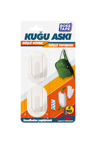 Boss Tape Kuğu Askı Geçmeli Gövde Beyaz