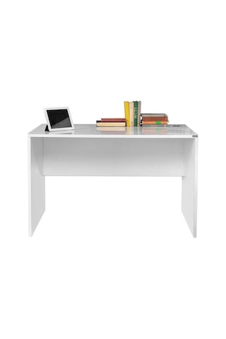 Adoremobilya Newyork Geniş Ofis Çalışma Masası - Diamond Beyaz Diamond Beyaz