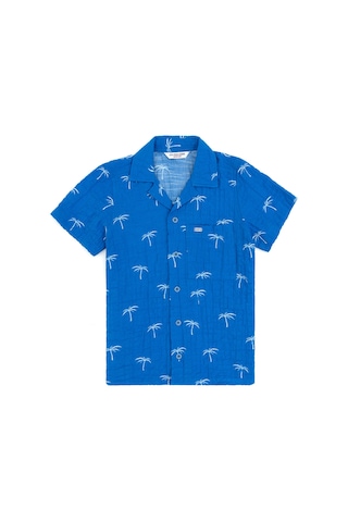 U.s. Polo Assn. Erkek Çocuk Turkuaz Gömlek Kısa Kollu 50306582-vr093 Turkuaz