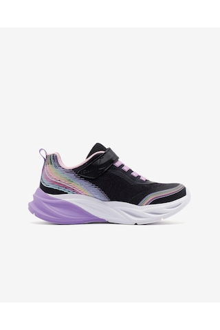Skechers Cosmıc Glow Raınbow Beam Büyük Kız Çocuk Siyah Işıklı Spor Ayakkabı 303709l Bkmt Siyah