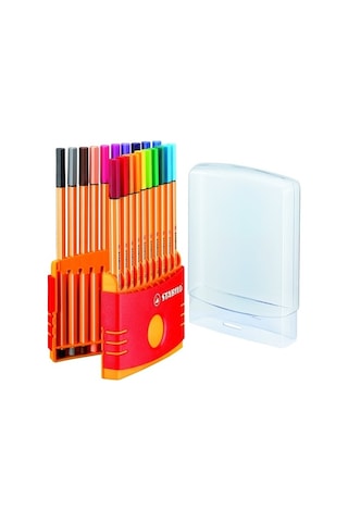 Stabilo Point 88 Fineliner 20 Renk Plastik Kutulu
