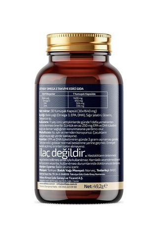 Oithox Omega 3 Balık Yağı 1400 MG 30 Kapsül
