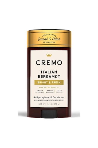 Cremo Italian Bergamot Antiperspirant Stick Deodorant 75gr