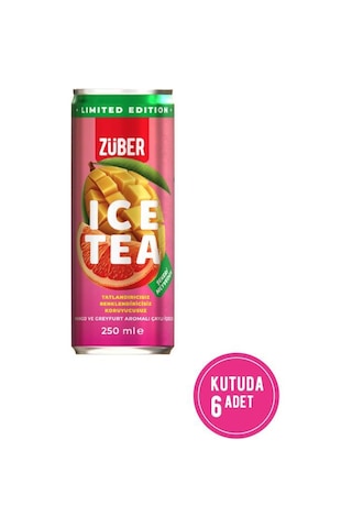 Ice Tea Mango & Greyfurt Soğuk Çay 250ml X 6 Adet