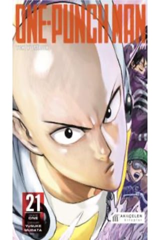 One Punch Man 21-22-23-24-25 Manga Seti 5 Kitap / Tek Yumruk / Anime-manga Sticker Ve Kartpostal