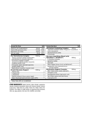 Universal Animal Stak Hormone Booster Tribulus + Fenugreek Usa