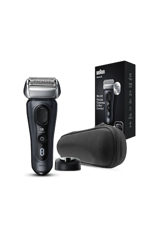 Braun Series 8 Islak Ve Kuru Tıraş Makinesi, Şarj Standı Ve Seyahat Çantasıyla Birlikte 8413s
