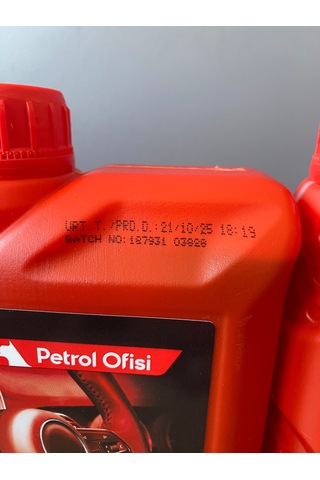 Petrol Ofisi ATF 2 Kırmızı Renk 1 Litre Direksiyon Yağı (19/02/2026 Üretim)