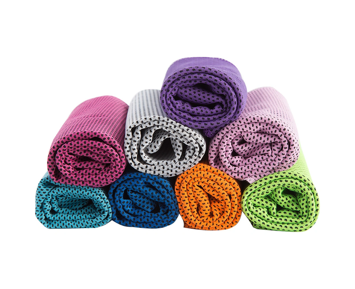 Dianziye Suyla Nemlendirince Soğuyan Spor Havlusu, Bisikletten Tırmanmaya Dış Etkinlikler İçin, Mavi, Poşetli, Yeniden Kullanılabilir, Hafif