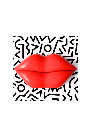 Mustard Hot Lips Seramik Organizer Kutu Kırmızı