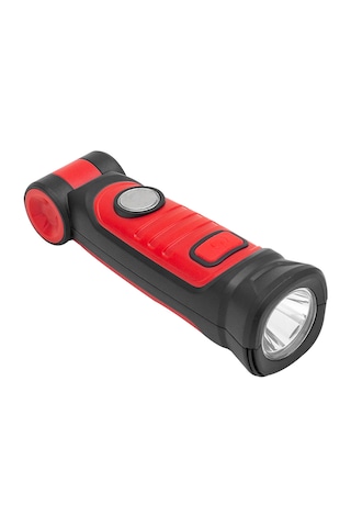 Ayarlanabilir Mıknatıslı Led+cob Işık Çok Fonksiyonlu Pilli 3 Aaa El Feneri