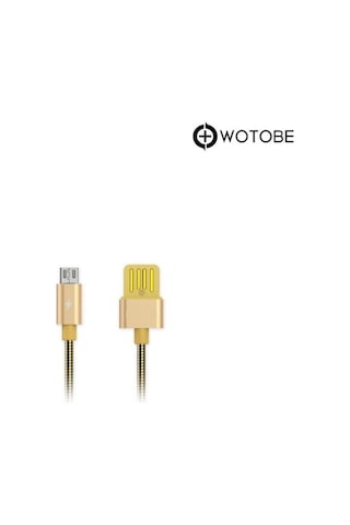 Micro Usb Çelik Spiralli Şarj Data Kablosu