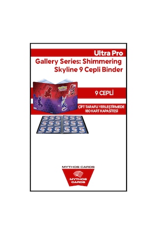 Ultra Pro - Gallery Series: Shimmering Skyline 9 Cepli Binder