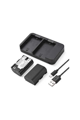 Xindoker Canon R7 R6 R5 İçin 2 Adet 2600mah Lp-e6 Pil + Çift Yuvalı Şarj Cihazı Ve Usb Kablosu