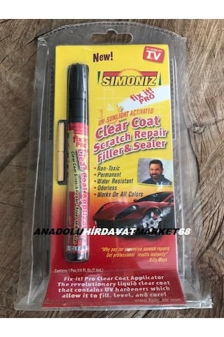 Fix Oto Çizik Kalemi Her Renge Uyumlu Pasta Cilalı Çizik Kalemi