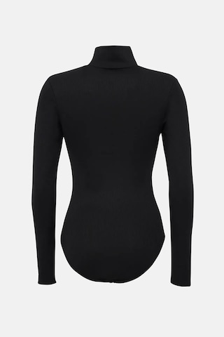 Hiccup Basic Yüksek Yaka Örme Body Siyah