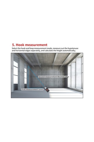 Pazly Akıllı Lazer Ölçüm Cihazı: Hacim, Alan, Pisagor Modlu, Ip54 Suya Dayanıklı Dijital Ölçüm Aleti