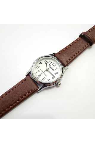 Retro Kadın Kol Saati Vintage Tasarım Gümüş Renk Kayışlı Ikonik, Minimal Gümüş Altın