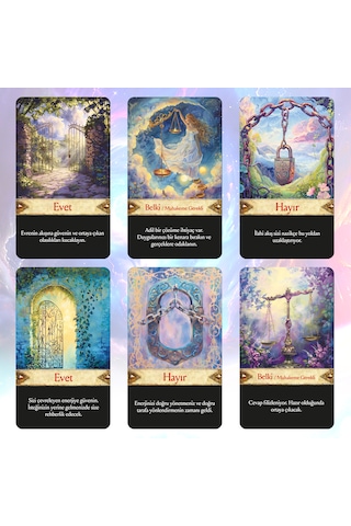 Evrenden Cevaplar Tarot Kehanet Destesi / 90 Açıklamalı Kart