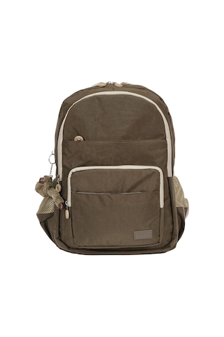 Pippa Koral Krinkıl Kumaş Kız Ve Erkek Çocuk Dört Bölmeli Okul Ve Günlük Sırt Çantası - Cnt8025-01 Çok Renkli