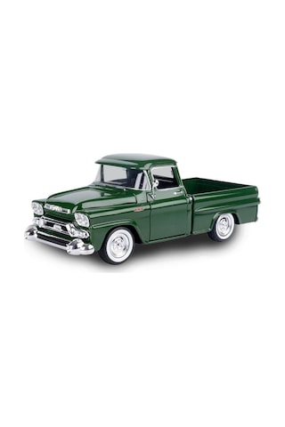 Motor Max Koleksiyon 1 / 24 Ölçek 1958 Gmc 100 Pickup Model Metal Araba Yeşil