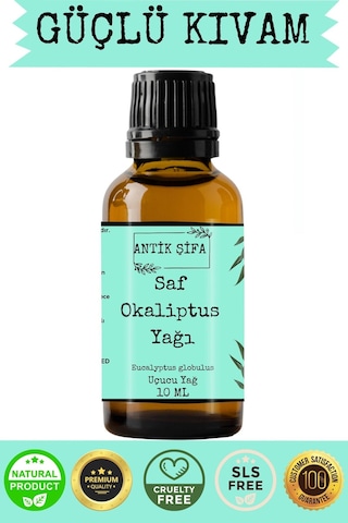 %100 Saf Okaliptus Uçucu Yağı - 10 Ml Seyreltilmemiş 20 ML