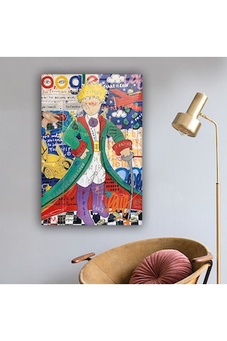 Cam Tablo Popart Serisi Küçük Prens 30cm X 40cm