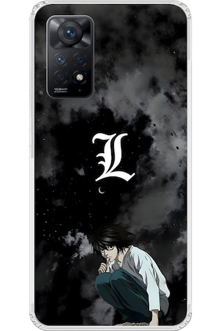 Xiaomi Redmi Note 11 Pro Uyumlu Şeffaf Kılıf Death Note 2 Tasarımlı