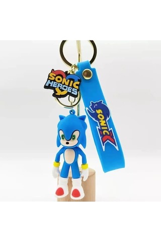 Sonic Süpermen Marvel Kahramanlar Anahtarlık Okul Çanta Süsü Oyuncak 6'lı
