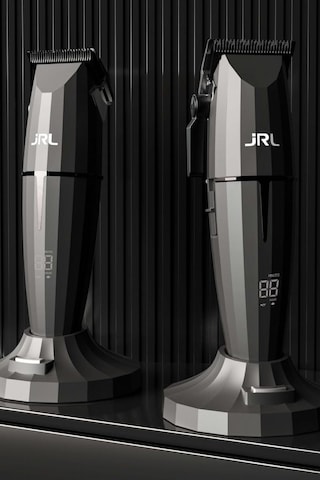 Jrl Onyx Combo Serisi 2'li Standlı Tıraş Makinesi Seti 2020 Clipper + 2020 Trimmer Siyah