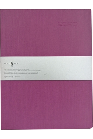 Fabio Ricci Lepidus 1041 Fuşya Kareli Defter Fuşya