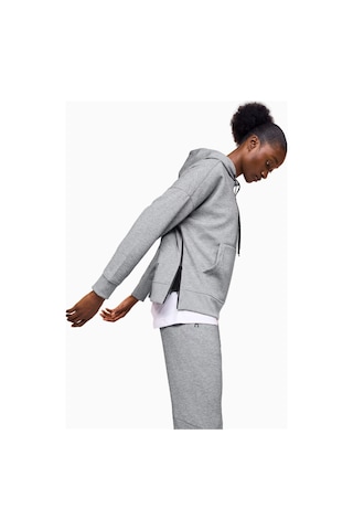 On Relaxed Hoodie Lumos Kadın Kapüşonlu Sweatshirt Gri