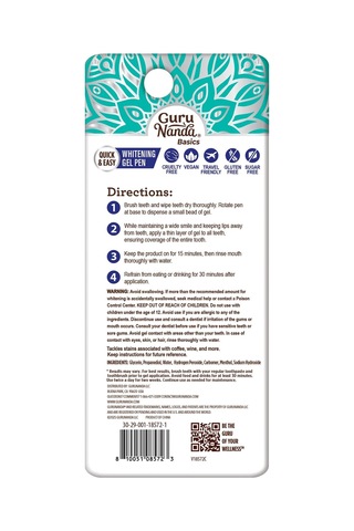 Gurunanda Whitening Gel Pen Diş Beyazlatma Kalemi Jel 1.8ml