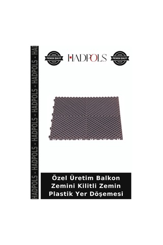 Özel Üretim Balkon Zemini Kilitli Zemin Plastik Yer Döşemesi