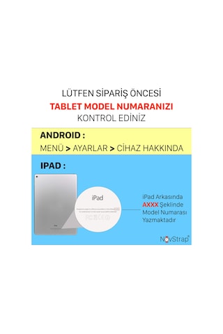 Novstrap Huawei Honor Pad X8a 11 İnç İle Uyumlu Popit Tablet Kılıfı Askılı Standlı Arka Kapak