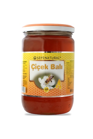 Sepe Natural Süzme Çiçek Balı 850 Gr Saf, Katkısız, Prolin Sepe