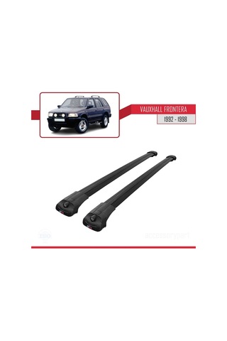 Vauxhall Frontera 1992-1998 Arası İle Uyumlu Ace-1 Ara Atkı Tavan Barı Siyah