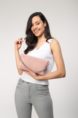 Morpelikan Pudra El Portföy Clutch Çarpraz Çanta Çok Renkli