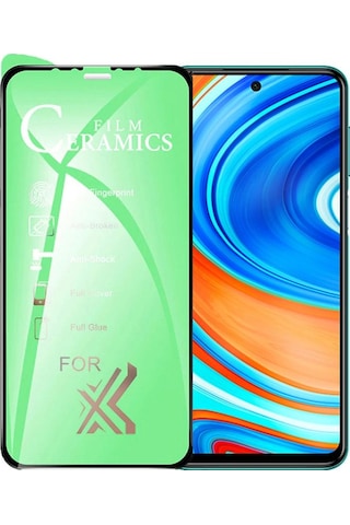 Xiaomi Redmi Note 9 Pro Ekran Koruyucu 9d Seramik Nano Kırılmaz Cam Tam Kaplar 9018000001762
