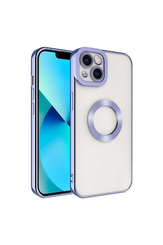 Apple Uyumlu iPhone 13 Kılıf Kamera Lens Korumalı Logo Gösteren İnce Hafif Ata Pro Tech Altın