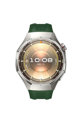 Huawei Watch Gt6 Pro 46mm İle Tam Uyumlu Kordon Metal Tokalı Yumuşak Silikon Kordon Kayış